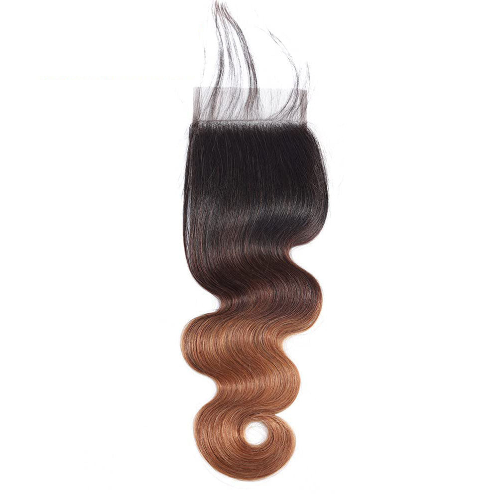 13A T1B/4/30 Virgin Remy Body Wave Closure