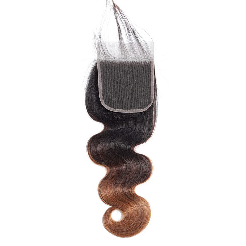 13A T1B/4/30 Virgin Remy Body Wave Closure