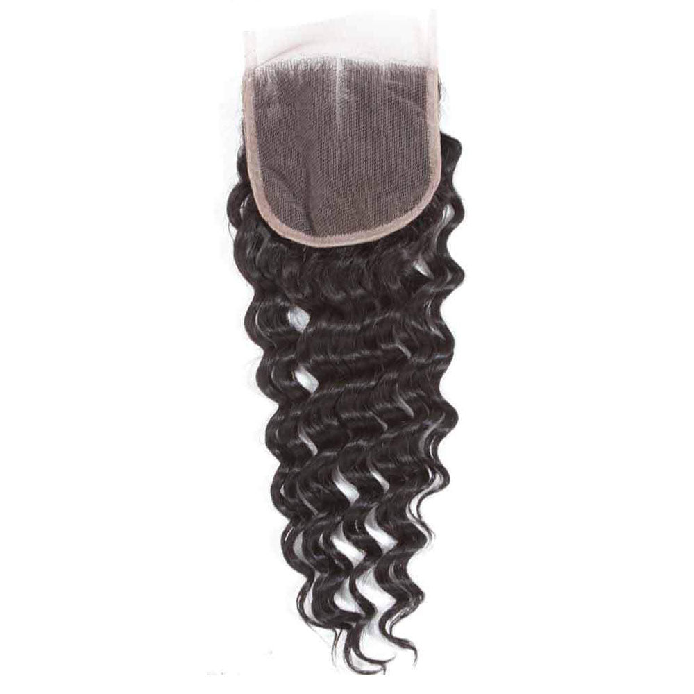 13A Virgin Remy Deep Wave Closure