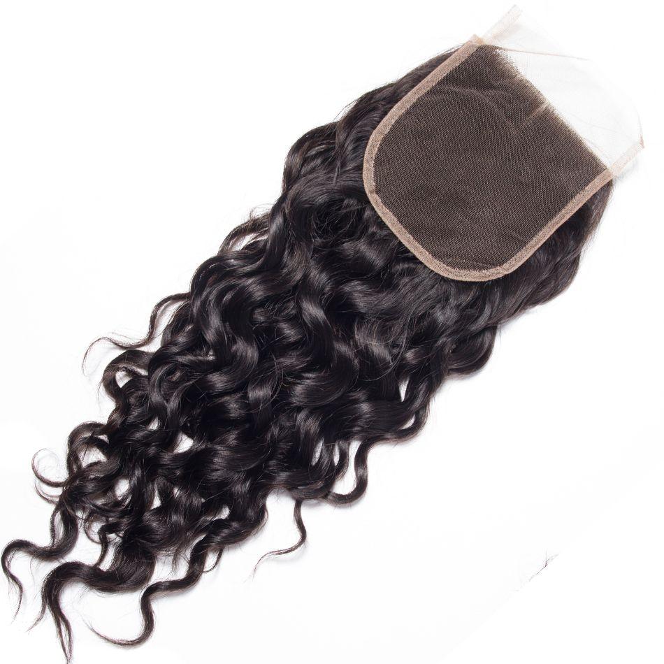 13A Virgin Remy Water Wave Closure