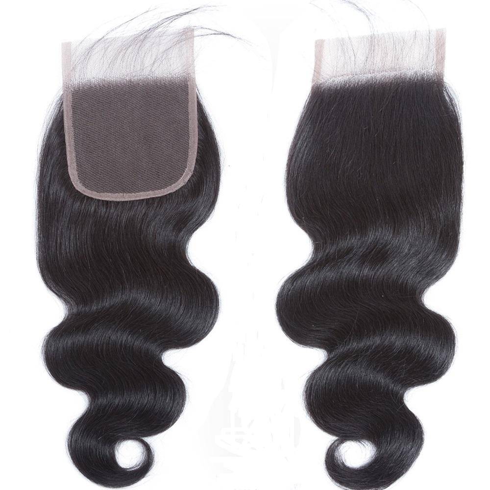 13A Virgin Remy (4) Bundles + 4x4 Lace Closure Body Wave