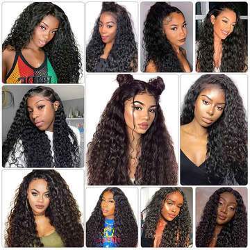 15A 13x4 HD LACE Frontal Wigs Water Wave