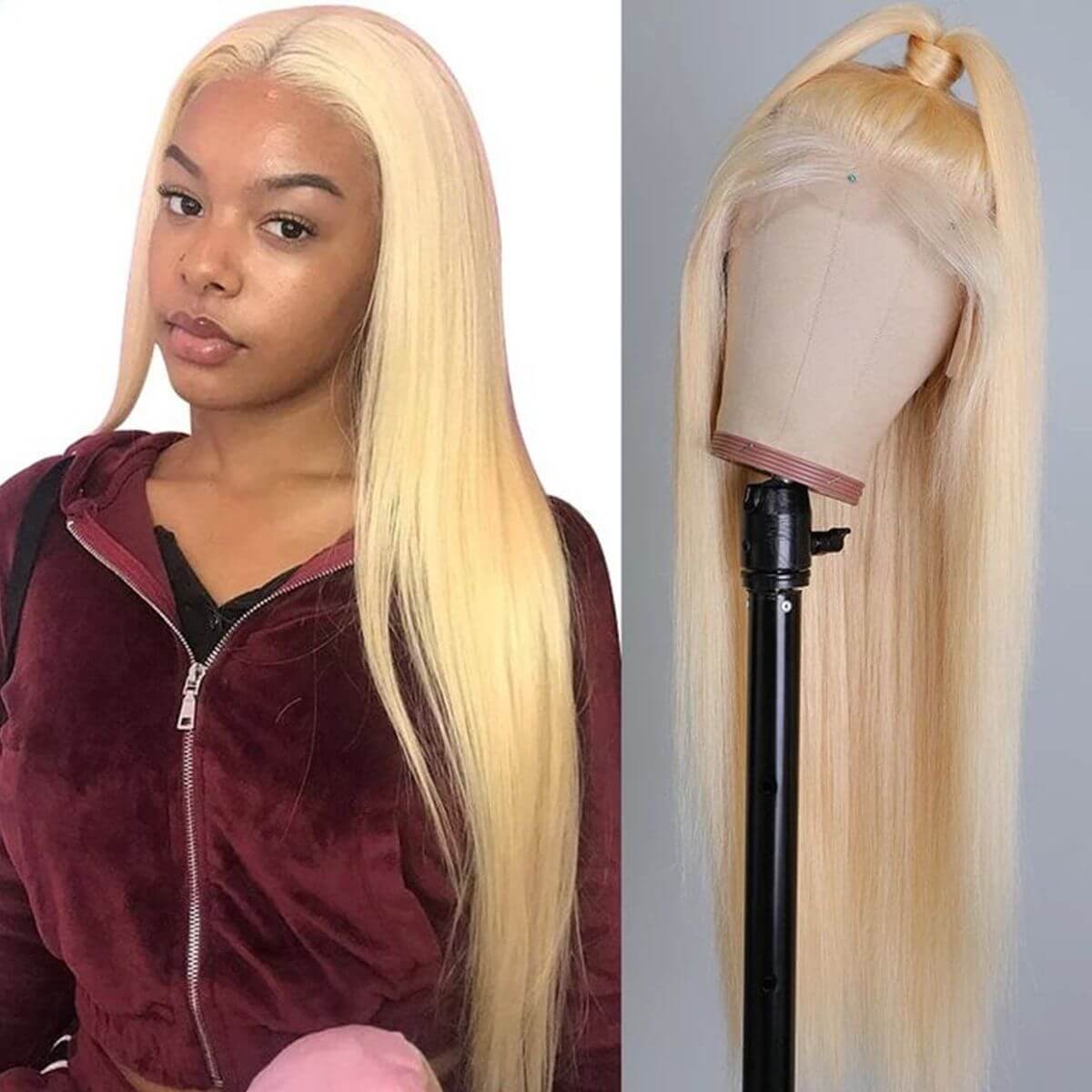 15A 613 Blonde 13x4 Lace Frontal Wig Straight