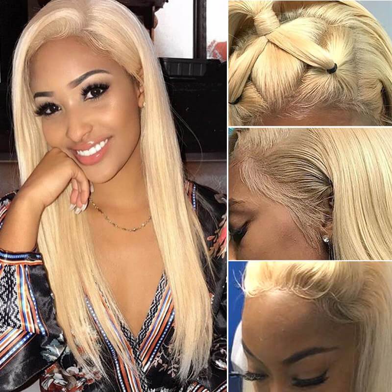 15A 613 Blonde 13x4 Lace Frontal Wig Straight