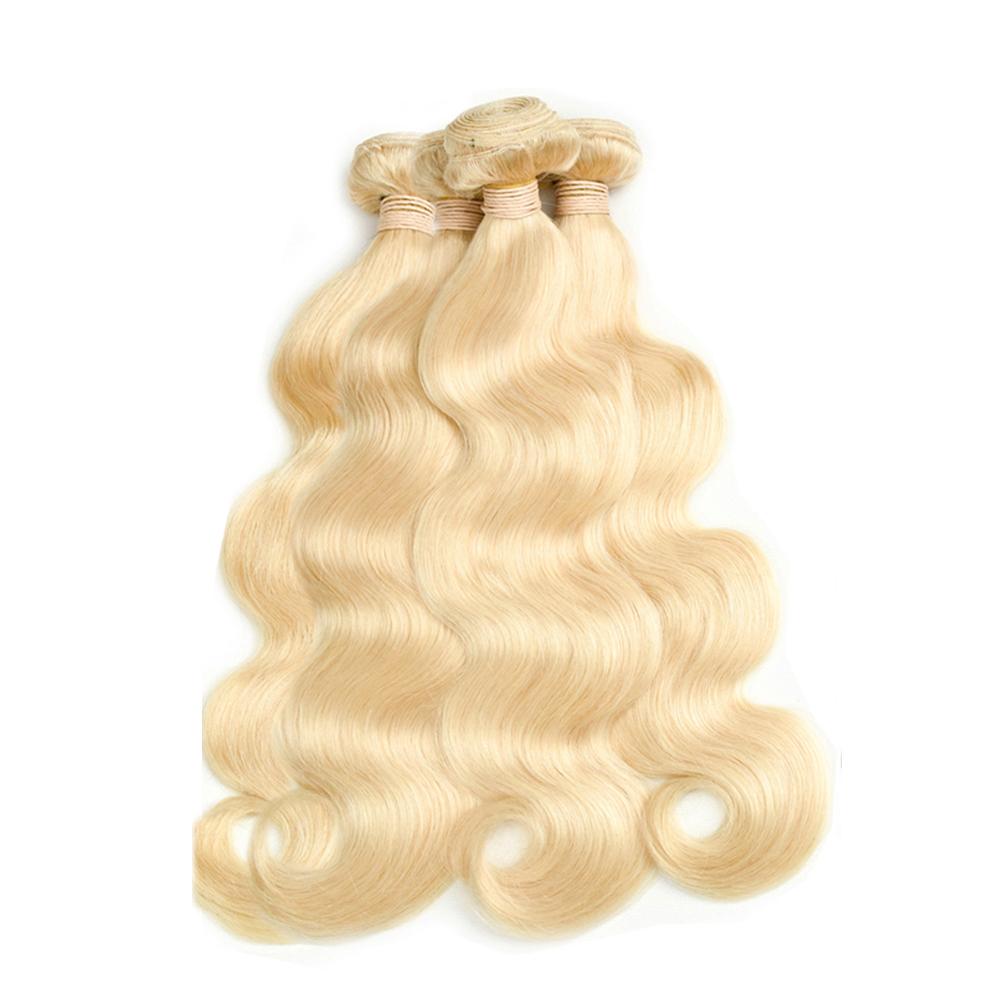 13A 613 Virgin Remy (3) Bundles + 13x4 Lace Frontal Body Wave