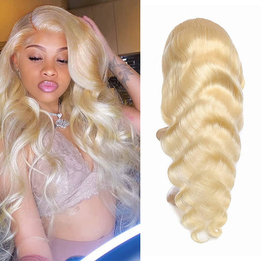 15A 613 Blonde 13x4 Lace Frontal Wig Body Wave