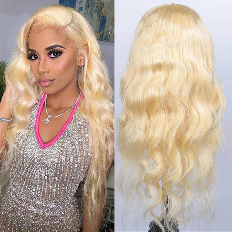 15A 613 Blonde 13x4 Lace Frontal Wig Body Wave