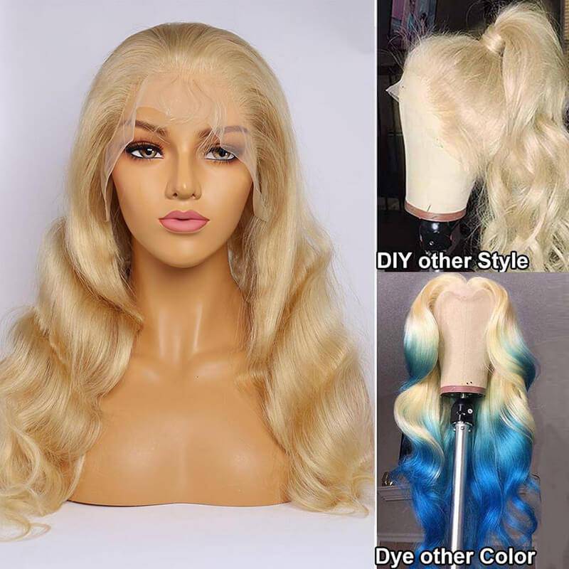 15A 613 Blonde 13x4 Lace Frontal Wig Body Wave