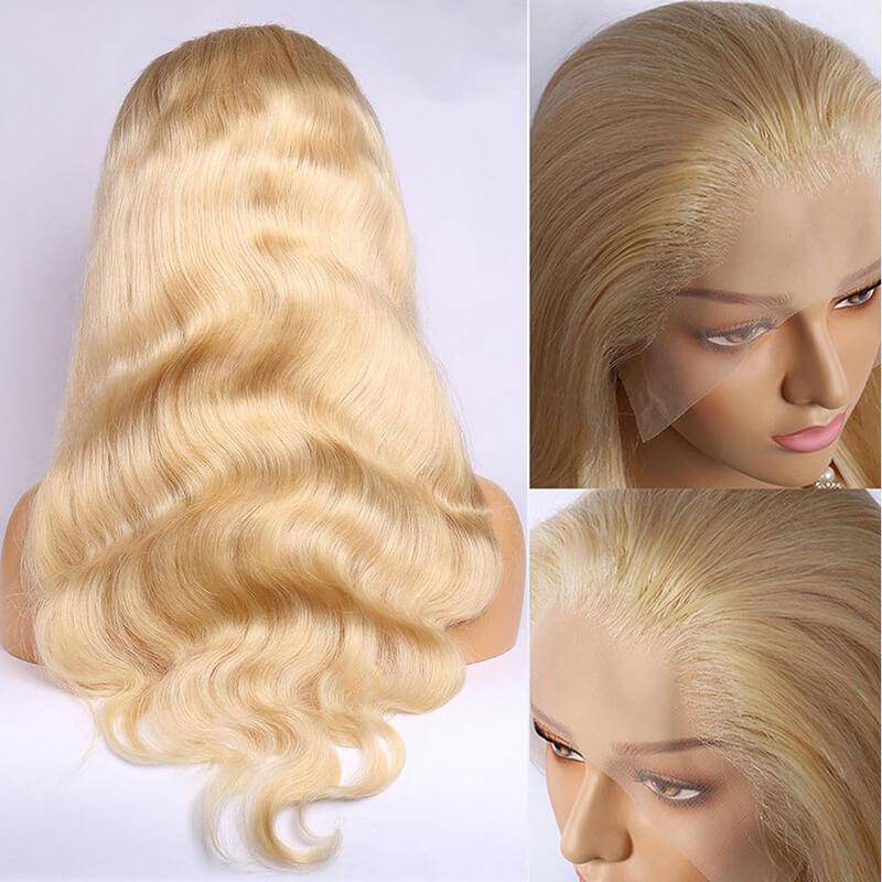 15A 613 Blonde 13x4 Lace Frontal Wig Body Wave