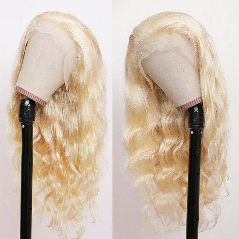 15A 613 Blonde 13x4 Lace Frontal Wig Body Wave