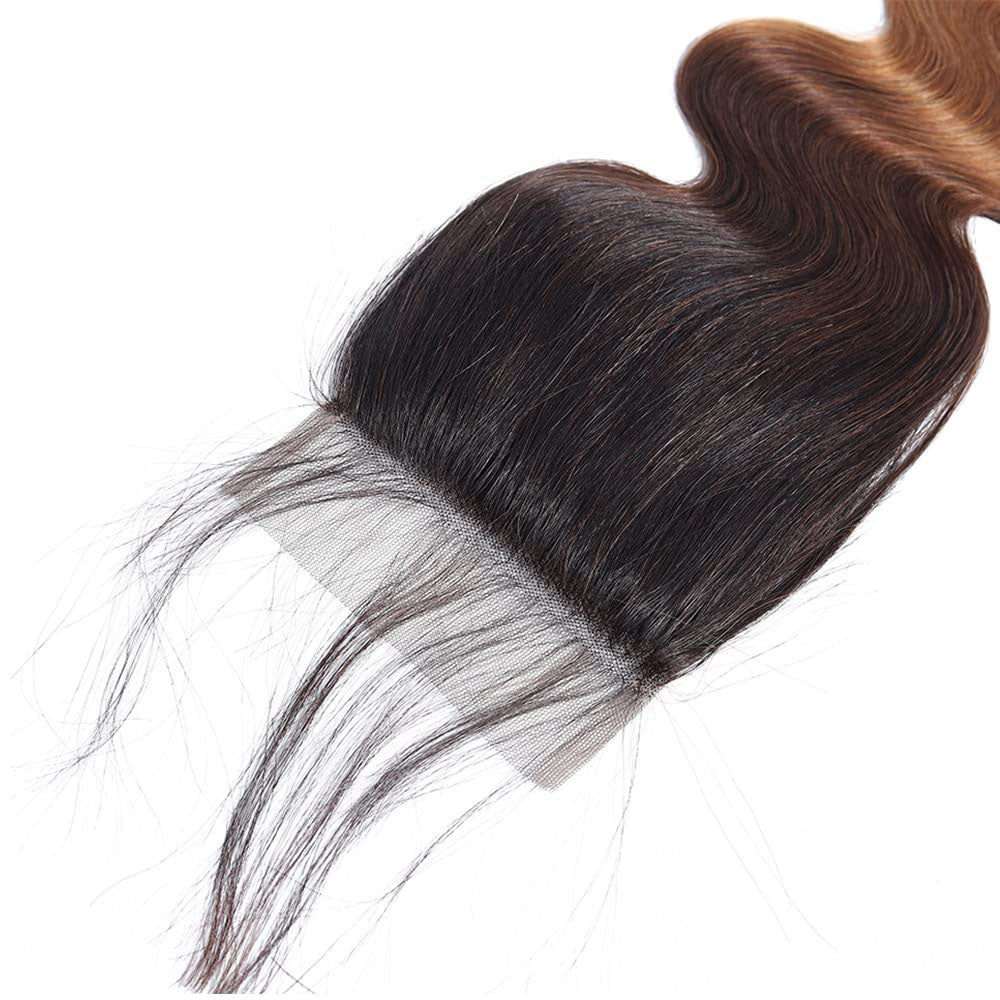 13A T1B/4/30 Virgin Remy Body Wave Closure