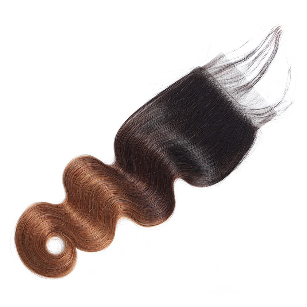 13A T1B/4/30 Virgin Remy Body Wave Closure