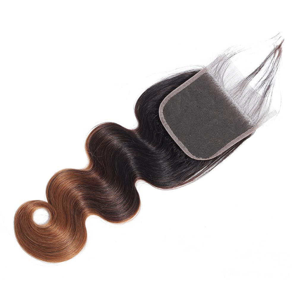 13A T1B/4/30 Virgin Remy Body Wave Closure