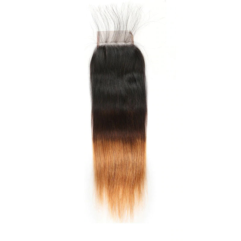 13A T1B/4/27 Virgin Remy Straight Closure