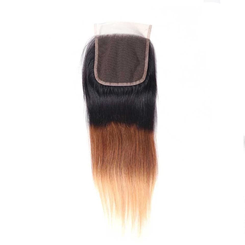 13A T1B/4/27 Virgin Remy Straight Closure